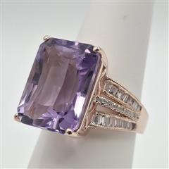 EFFY 14K Rose Gold Radiant Cut 